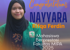 Congratulations! Mahasiswa Berprestasi Tingkat Fakultas MIPA