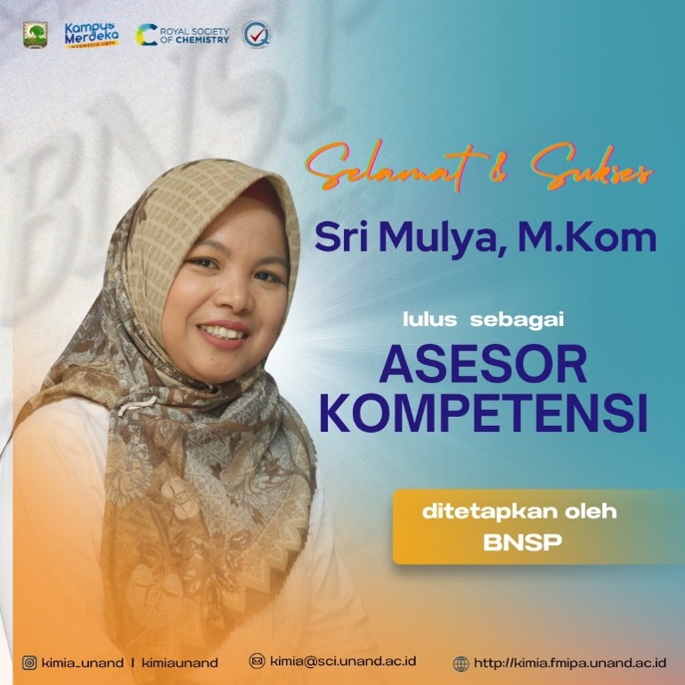Sri Mulya, M.Kom memperoleh Sertifikat Asesor Kompetensi BNSP