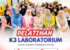 Pelatihan K3 Laboratorium untuk Asisten Praktikum Kimia Semester Ganjil 2026/2027